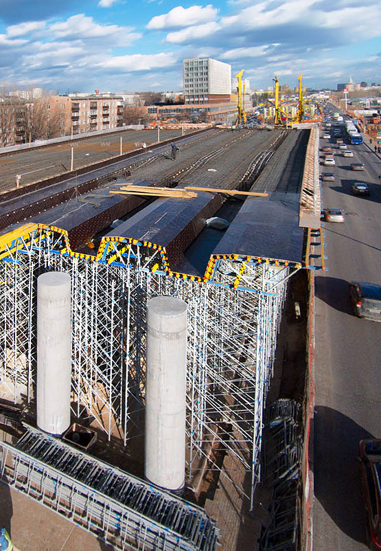 опалубка от производителя для пролетных строений эстакад в Москве