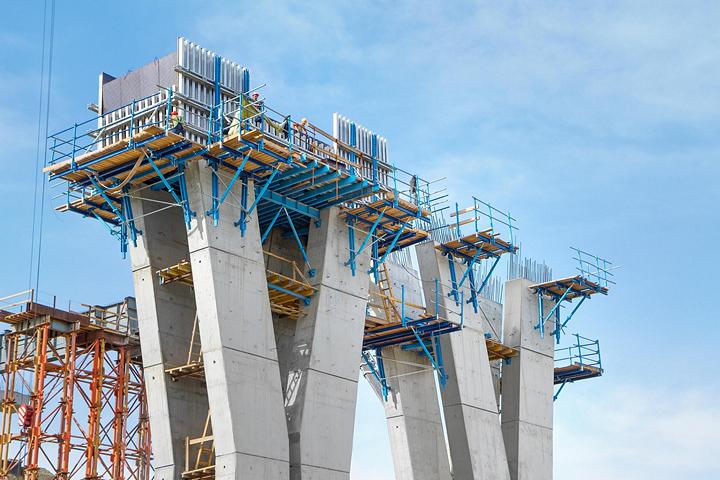 опалубка для опор мостов