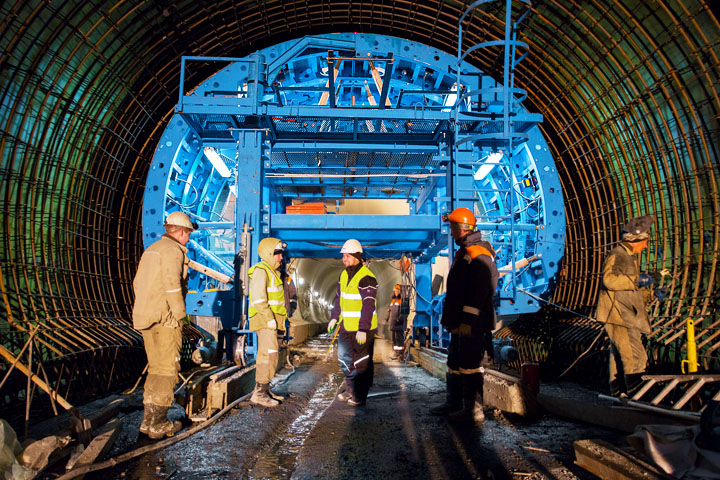 механизированная тоннельная опалубка для тоннелей закрытого способа работ